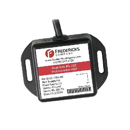 0729-1759-99（±60°，RS232）雙軸傾角傳感器